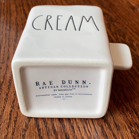 Rae Dunn “Cream” Rectangular Creamer - Picture 5 of 6